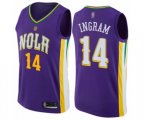 New Orleans Pelicans #14 Brandon Ingram Swingman Purple Basketball Jersey - City Edition