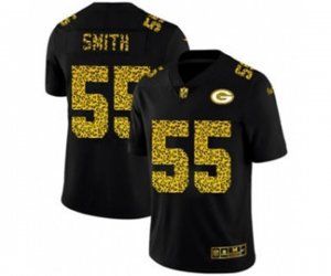 Green Bay Packers #55 Za\'Darius Smith Black Leopard Print Fashion Vapor Limited Football Jersey
