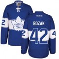 Toronto Maple Leafs #42 Tyler Bozak Premier Royal Blue 2017 Centennial Classic NHL Jersey