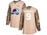 Colorado Avalanche #9 Lanny McDonald Camo Authentic 2017 Veterans Day Stitched NHL Jersey