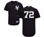 New York Yankees Chance Adams Navy Blue Alternate Flex Base Authentic Collection Baseball Player Jersey