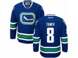 Vancouver Canucks #8 Christopher Tanev Authentic Royal Blue Third NHL Jersey