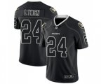Oakland Raiders #24 Marshawn Lynch Limited Lights Out Black Rush Football Jersey