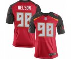 Tampa Bay Buccaneers #98 Anthony Nelson Elite Red Team Color Football Jersey