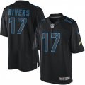 Los Angeles Chargers #17 Philip Rivers Limited Black Impact NFL Jersey