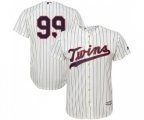 Minnesota Twins #99 Logan Morrison Replica Cream Alternate Cool Base Baseball Jersey