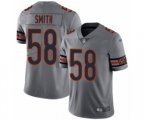 Chicago Bears #58 Roquan Smith Limited Silver Inverted Legend Football Jersey