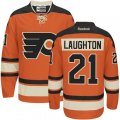 Philadelphia Flyers #21 Scott Laughton Premier Orange New Third NHL Jersey
