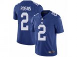 New York Giants #2 Aldrick Rosas Royal Blue Team Color Vapor Untouchable Limited Player NFL Jersey