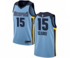 Memphis Grizzlies #15 Brandon Clarke Swingman Light Blue Basketball Jersey Statement Edition