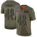 Baltimore Ravens #48 Patrick Queen Camo Stitched NFL Limited 2019 Salute To Service Jersey