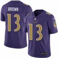 Baltimore Ravens #13 John Brown Limited Olive 2017 Salute to Service NFL Jersey
