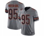 Chicago Bears #95 Roy Robertson-Harris Limited Silver Inverted Legend Football Jersey