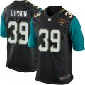 Jacksonville Jaguars #39 Tashaun Gipson Game Black Alternate NFL Jersey