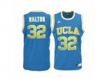 Men's UCLA Bruins Bill Walton #32 College Basketball Jerseys - Blue