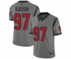 Houston Texans #97 Angelo Blackson Limited Gray Inverted Legend Football Jersey