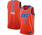 Oklahoma City Thunder #3 Chris Paul Swingman Orange Finished Basketball Jersey - Statement Edition