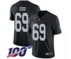 Oakland Raiders #69 Denzelle Good Black Team Color Vapor Untouchable Limited Player 100th Season Football Jersey