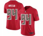 Tampa Bay Buccaneers #94 Carl Nassib Limited Red Rush Vapor Untouchable Football Jersey