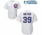 Chicago Cubs Danny Hultzen Replica White Home Cool Base Baseball Player Jersey