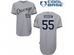 Chicago White Sox #55 Carlos Rodon Replica Grey Road Cool Base MLB Jersey