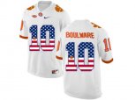 2016 US Flag Fashion Clemson Tigers Ben Boulware #10 College Football Limited Jersey - White
