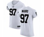 Oakland Raiders #97 Josh Mauro White Vapor Untouchable Elite Player Football Jersey
