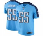 Tennessee Titans #55 Jayon Brown Limited Light Blue Rush Vapor Untouchable Football Jersey