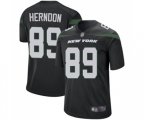 New York Jets #89 Chris Herndon Game Black Alternate Football Jersey