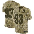 Los Angeles Rams #93 Ndamukong Suh Limited Camo 2018 Salute to Service NFL Jersey