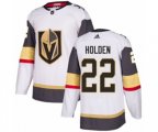 Vegas Golden Knights #22 Nick Holden Authentic White Away NHL Jersey