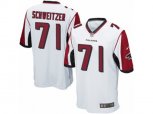 Atlanta Falcons #71 Wes Schweitzer Game White NFL Jersey