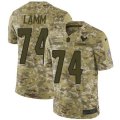 Houston Texans #74 Kendall Lamm Limited Camo 2018 Salute to Service NFL Jersey