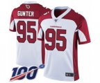 Arizona Cardinals #95 Rodney Gunter White Vapor Untouchable Limited Player 100th Season Football Jersey