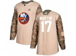 New York Islanders #17 Matt Martin Camo Authentic 2017 Veterans Day Stitched NHL Jersey