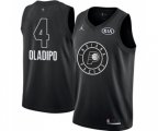 Indiana Pacers #4 Victor Oladipo Swingman Black 2018 All-Star Game Basketball Jersey