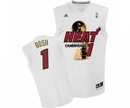 Miami Heat #1 Chris Bosh Swingman White Finals Champions Basketball Jersey
