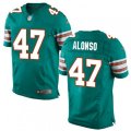 Miami Dolphins #47 Kiko Alonso Elite Aqua Green Alternate NFL Jersey
