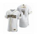 Arizona Diamondbacks #4 Ketel Marte Nike White Authentic Golden Edition Jersey