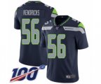 Seattle Seahawks #56 Mychal Kendricks Navy Blue Team Color Vapor Untouchable Limited Player 100th Season Football Jersey