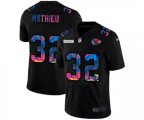 Kansas City Chiefs #32 Tyrann Mathieu Multi-Color Black 2020 NFL Crucial Catch Vapor Untouchable Limited Jersey