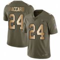 Tennessee Titans #24 Kenny Vaccaro Limited Olive Gold 2017 Salute to Service NFL Jersey