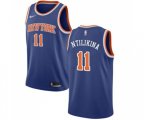 New York Knicks #11 Frank Ntilikina Swingman Royal Blue Basketball Jersey - Icon Edition