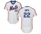 New York Mets Dominic Smith White Alternate Flex Base Authentic Collection Baseball Player Jersey