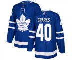 Toronto Maple Leafs #40 Garret Sparks Authentic Royal Blue Home NHL Jersey