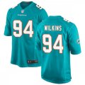 Miami Dolphins #94 Christian Wilkins Nike Aqua Vapor Limited Jersey