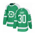 Dallas Stars #30 Jon Casey Authentic Green 2020 Winter Classic Hockey Jersey