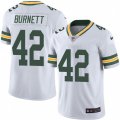 Green Bay Packers #42 Morgan Burnett White Vapor Untouchable Limited Player NFL Jersey