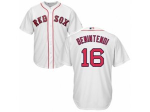 Boston Red Sox #16 Andrew Benintendi Replica White Home Cool Base MLB Jersey