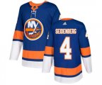 New York Islanders #4 Dennis Seidenberg Authentic Royal Blue Home NHL Jersey